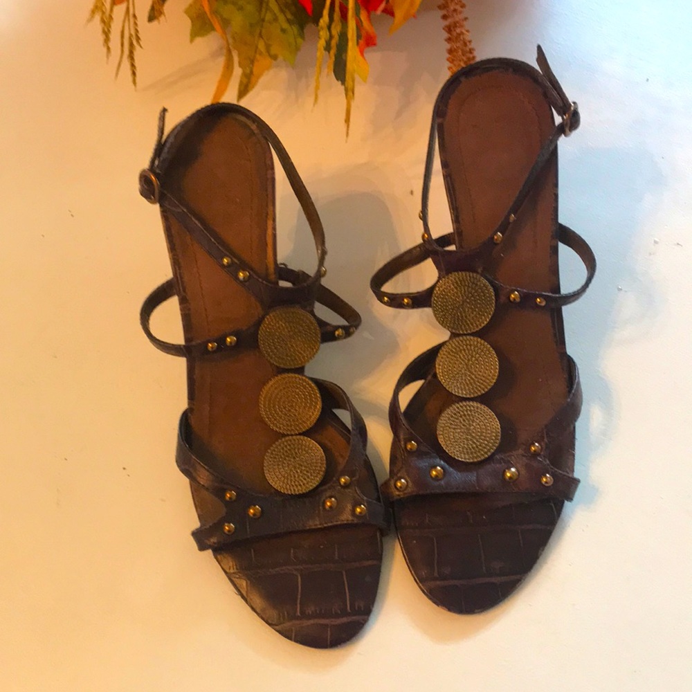 Brown Nine West Sandals